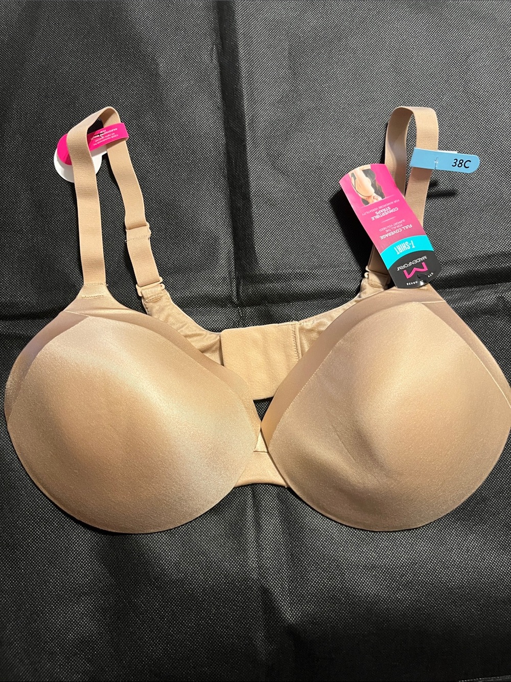 Maidenform Beige T-Shirt Bra with Smooth Cups